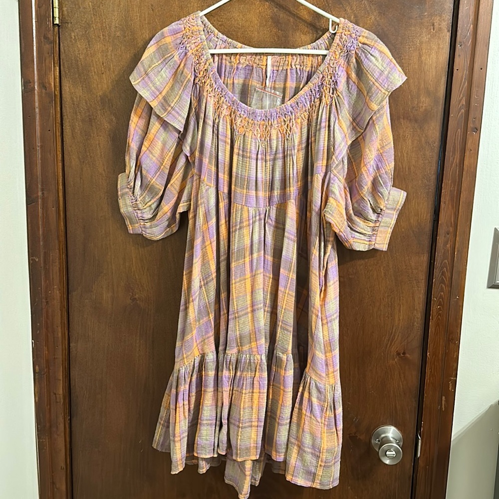 Free people plaid dress